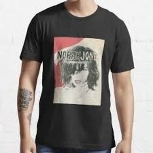 Norah Jones T Shirt Vintage 90s  Design Classic Shirt, Slayed Dark Pop Star Tee